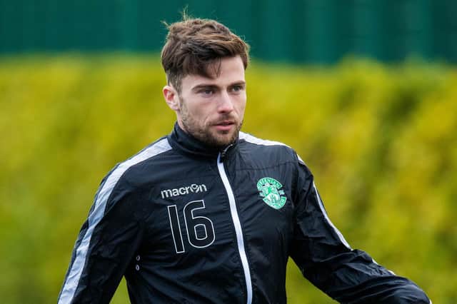 Lewis Stevenson puts in the hard yards at East Mains