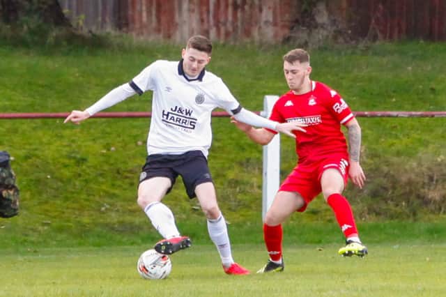 Alan Docherty (left) has been in fine form for Linlithgow Rose this season (Library pic by Scott Louden)