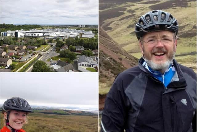 Professor Chris Oliver is asking for more secure bike sheds at hospitals in NHS Lothian, in the wake of recent bike thefts from NHS workers like Niamh Cooper.
