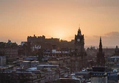 95 per cent of Edinburgh residents surveyed said they thought the capital was beautiful.