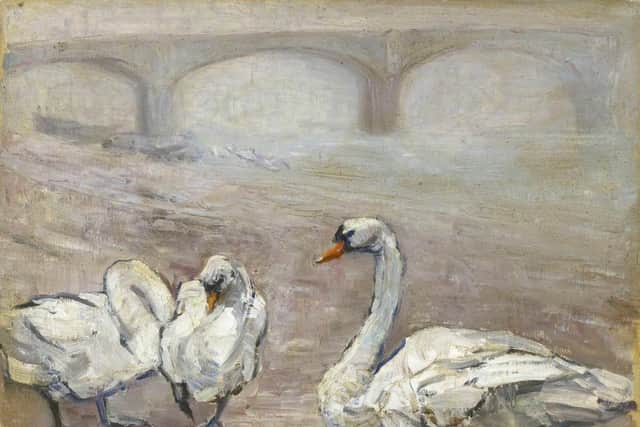 Joseph E Crawhall's painting, 'Swans', will be on display in Biggar
Pic: Fife Council