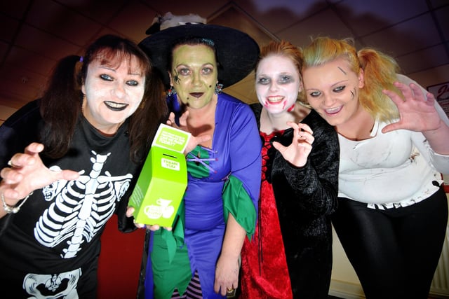 Customers at Jus Delicious Cafe  at Town End Farm's Blackwood Road Shops were given a spooky experience when the staff there dressed up for Halloween in 2013. Does this bring back memories?