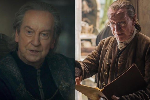 Scottish actor Bill Paterson is one of those actors who seems to be in everything. In House of the Dragon he plays Lord Lyman Beesbury, Master of Coin. He has appeared recently in The Sandman as Dr John Hathaway, and also played the father in Fleabag, and Ned Gowan in Outlander.