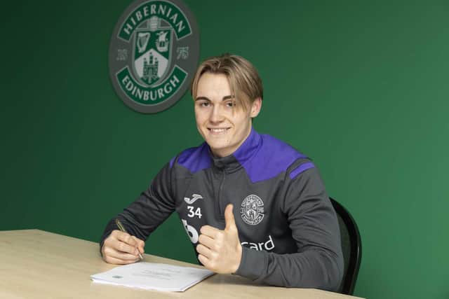 Elias Melkersen is eager to get started with Hibs