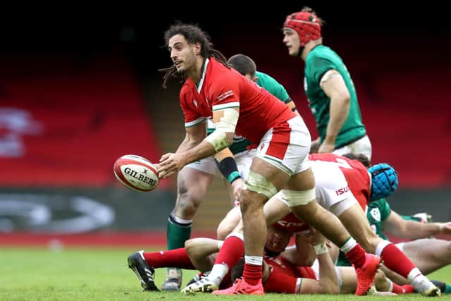 Josh Navidi was an early replacement in Wales' win over Ireland. Picture: David Davies/PA Wire