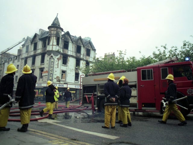 Ritchie's department store, another mock-Tudor icon of Edinburgh's Southside, was destroyed by fire in June 1992.