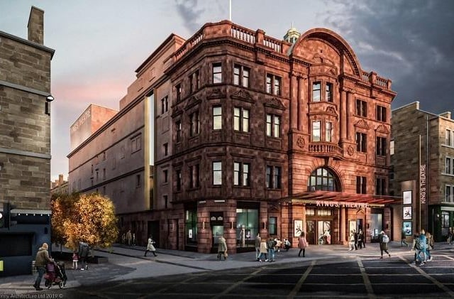 The £25million restoration of the King's Theatre is due to be completed in summer 2024 and will add new bars, cafes and a studio to the building, as well as improving the front of house, auditorium, stage and backstage areas. Photo: Bennetts