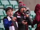 Fans made their voices heard at Easter Road. (Photo by Mark Scates / SNS Group)