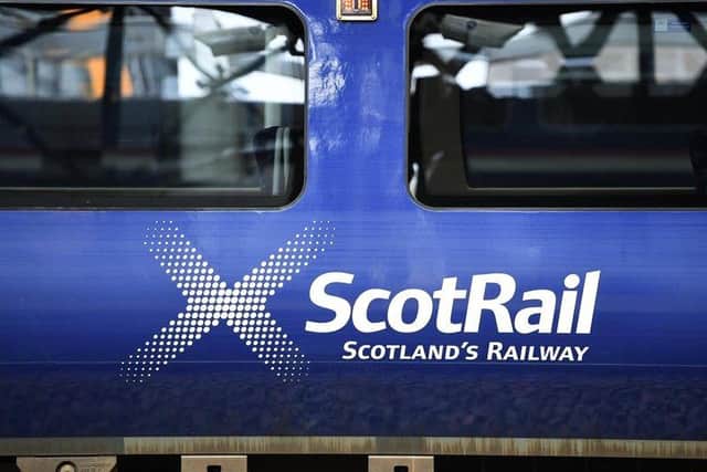 ScotRail tweeted about the incident, alerting passengers to train delays.