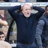 Livingston manager David Martindale's frustration is clear during his team's 1-0 home defeat by Ross County. Picture: Roddy Scott / SNS