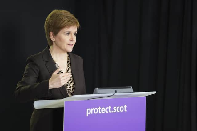 Nicola Sturgeon will review Covid restrictions in Scotland today