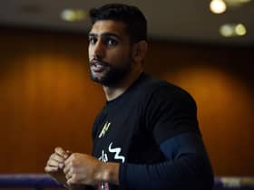 Amir Khan has been handed a two-year ban from all sport after testing positive for a prohibited substance. Picture: Paul Ellis / Getty