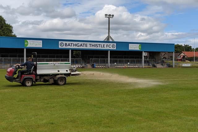 Bathgate Thistle are preparing Creamery Park for a new era in the East of Scotland League football this season