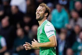 Christian Doidge has started the season well for Hibs, with four goal contributions in ten matches. Picture: Ross Parker / SNS Group