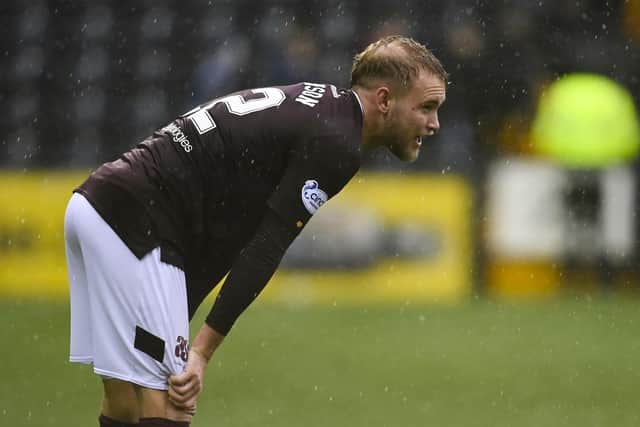 Nathaniel Atkinson produced an accomplished display and snatched the equaliser for Hearts against Kilmarnock, but feels it a performance long overdue. Picture: Rob Casey / SNS