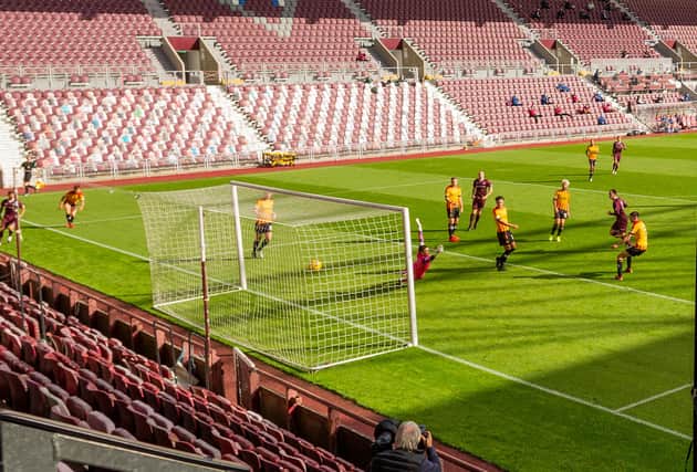 Hearts fans will be able to watch their side in action against Partick Thistle for free later today. Picture: SNS