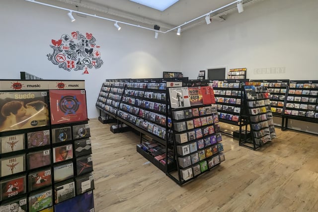 The Shandwick Place store has an even bigger area of CDs and Vinyls than its old Rose Street location.