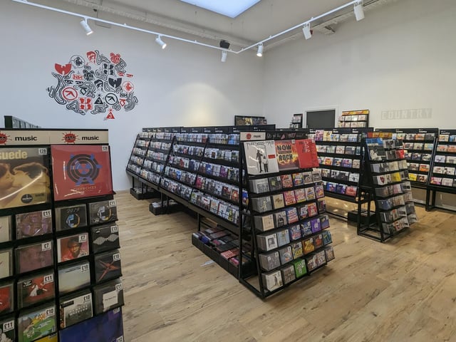The Shandwick Place store has an even bigger area of CDs and Vinyls than its old Rose Street location.