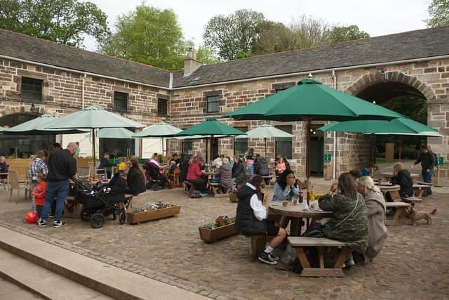Stables Cafe and Weehailes play park are popular with visitors