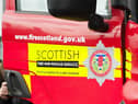 Firefighters rushed to the scene of a blaze in Armadale, West Lothian, on Wednesday night.