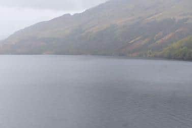 The scene of the tragedy near Pulpit Rock on Loch Lomond
