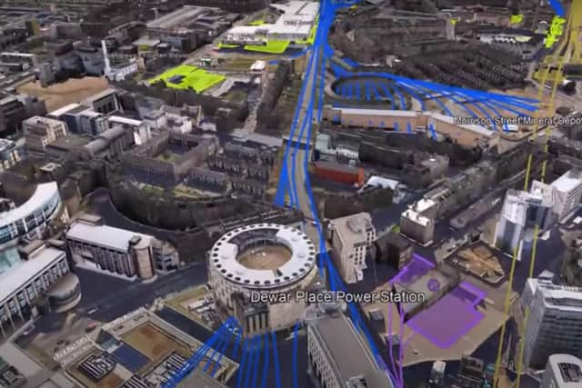 Andy Arthur's videos overlay the city's lost railway lines on to modern maps.