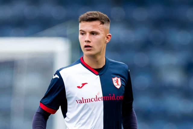Dylan Tait has continued to put in a shift for Raith Rover before joining Hibs in January