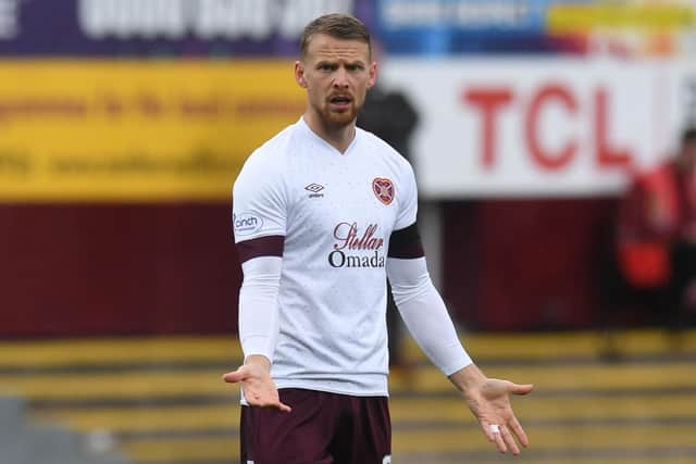Hearts defender Stephen Kingsley was close to earning a place in the Scotland squad. Picture: SNS