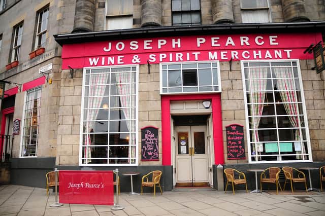 Joseph Pearce on Elm Row is just one of Edinburgh's much loved bars selling beer to take away