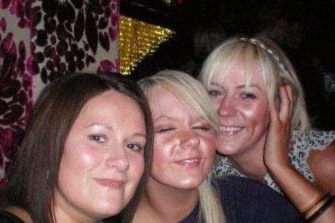 Michelle Bidwell said: "My two sisters Ashleigh and Caroline. Always been there for me."