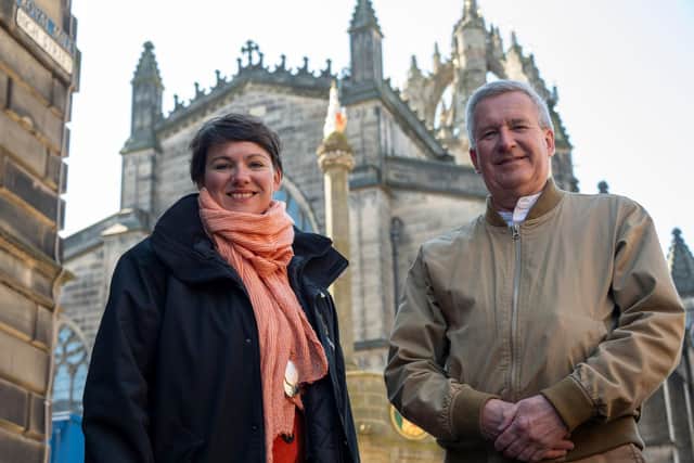 The popular Edinburgh tour was founded by Des Brogan, seen here with daughter Kat, who now runs the business.