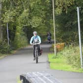 Some dog walkers and cyclists have taken to social media in outrage at the plan to run the Granton tram line along the Roseburn pathway