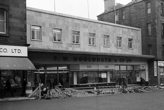 Woolworth's store at Dalry Road in 1963.