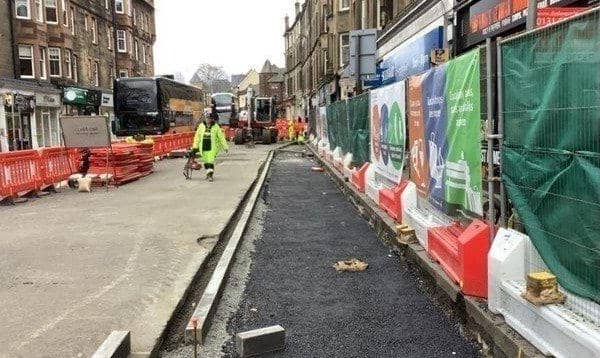 Roadworks on Roseburn Terrace are threatening the future of local businesses.