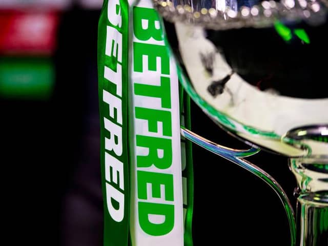 The Betfred Cup trophy (Photo by Ross MacDonald / SNS Group)