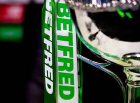 The Betfred Cup trophy (Photo by Ross MacDonald / SNS Group)