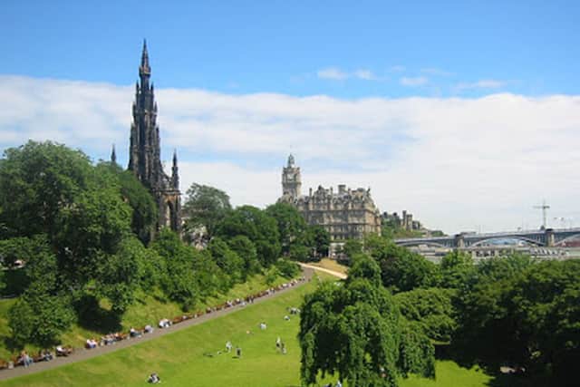 Police are carrying out enquiries after receiving a report that a 16-year-old girl was seriously sexually assaulted in Princes Street Gardens yesterday evening. Pic: Google Maps