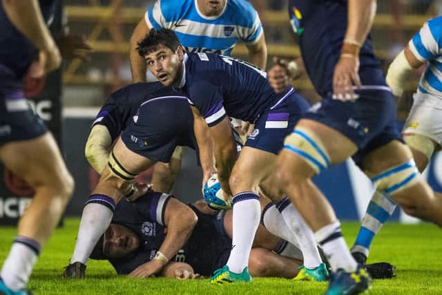 Sam Hidalgo-Clyne was last capped by Scotland in the win over Argentina in Resistencia in 2018.