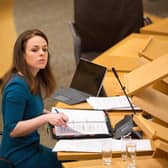 Finance Secretary Kate Forbes can't pass the buck over Scotland's financial problems (Picture: Robert Perry/pool/AFP via Getty Images)