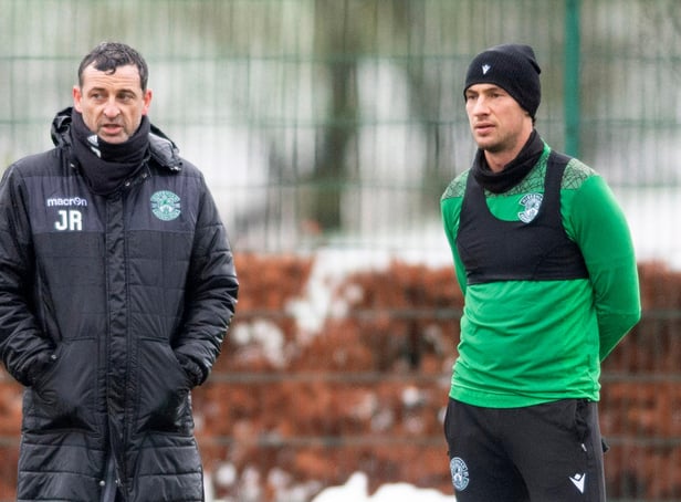 Hibs manager Jack Ross is delighted that Joe Newell has commited himself to the Easter Road cub for at least another two years. Photo by Mark Scates / SNS Group