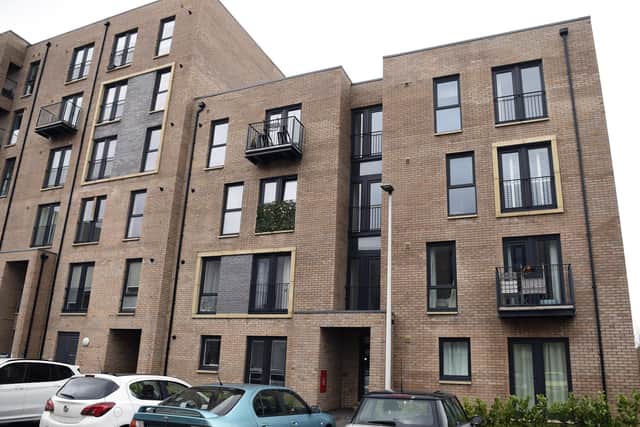 A short-term let operating in a flat in Edinburgh's Elsie Inglis Way, bought through an affordable housing scheme, was told to stop operating by the council in 2020. Picture: Lisa Ferguson.