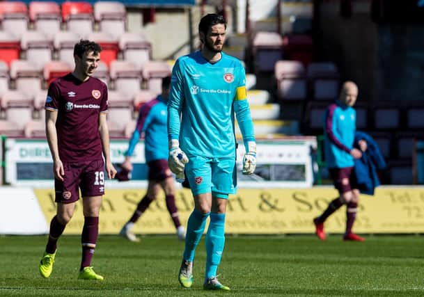 Craig Gordon was once again in excellent form for Hearts. Picture: SNS