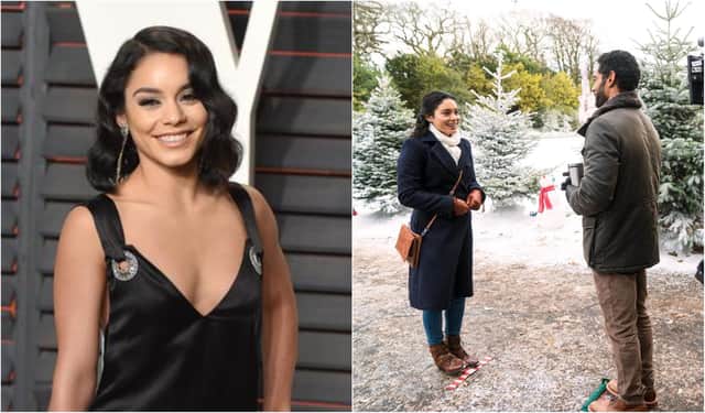 Vanessa Hudgens has described Edinburgh as a “magical place” but said filming there during the pandemic robbed it of its Christmas spirit.