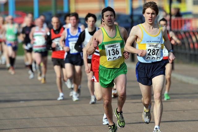 Add the number of miles that runners have to complete in the annual Hartlepool road race.
