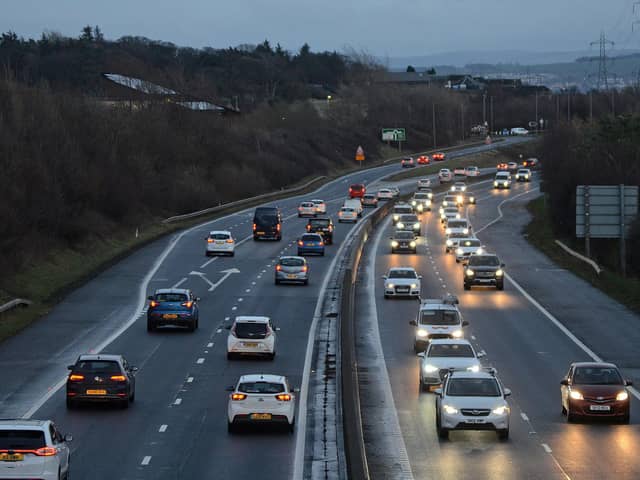 The incident caused delays on the City Bypass this morning and the wider road network including the M8. Stock photo of the bypass by Jon Savage.