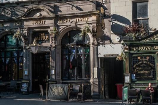 The Mitre can be found in High Street, in the heart of Old Town. It is a traditional 19th Century pub serving up traditional pub scran and streaming live sport on its HD screens.