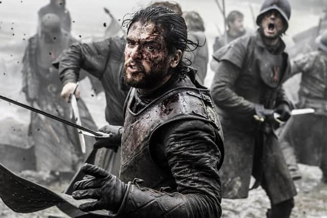 Jon Snow (Kit Harrington) in Game of Thrones Season 6 Episode 9 'The Battle of the Bastards' (HBO)