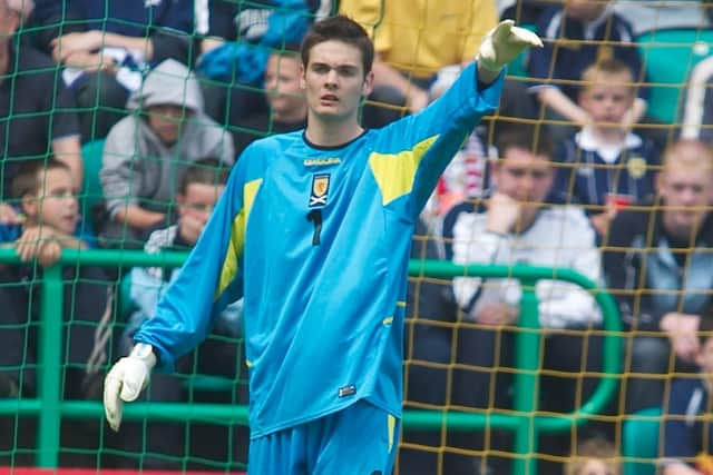 Craig Gordon made his Scotland debut against Trinidad and Tobago at Easter Road in May 2004