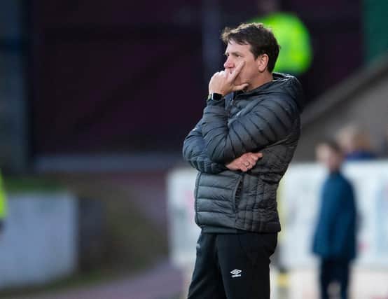 Daniel Stendel's future at Hearts remains in limbo for now.