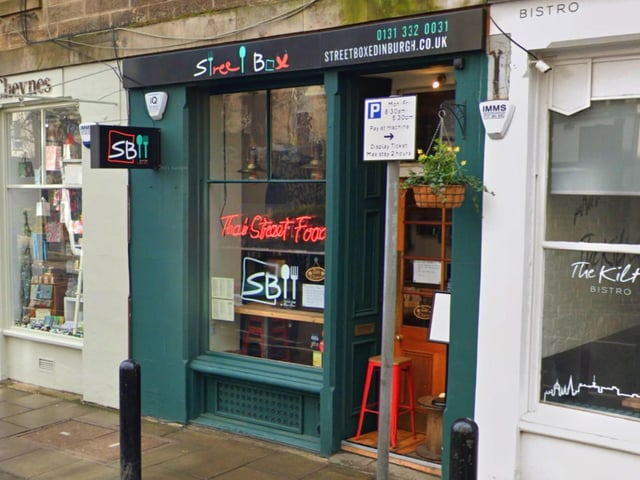 Street Box in Raeburn Place, Stockbridge, is a Thai street food restaurant and takeaway serving tasty curries, stir fries, rice and seafood dishes as well as a generous vegetarian offering.